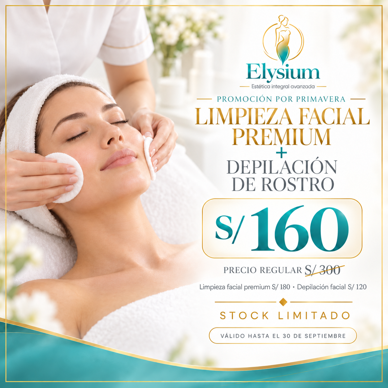 Promoción Limpieza Facial Premium más Depilación de Rostro por S/ 160
